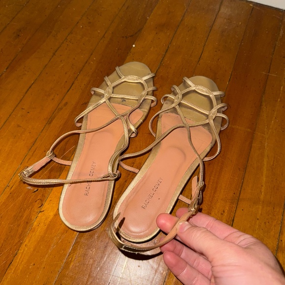 Rachel Comey gold flat sandals - Picture 4 of 4
